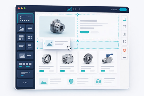 ecommerce B2B fácil edición de productos y características